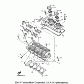 Схема вузла: Головка циліндра Yamaha FZ6 FZ6R