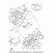 Схема узла: Картер двигателя Yamaha XV1600 Midnight Star