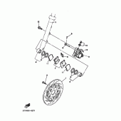 Схема узла: Передний тормоз Yamaha SRX250