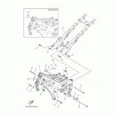 Схема вузла: Рама Yamaha MT09/MTN850 MT-09 Tracer