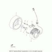 Схема вузла: Генератор Yamaha FZ6 FZ6R
