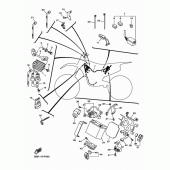 Схема вузла: Електроустаткування 2 Yamaha YZ250 YZ250FX