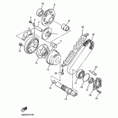 Схема узла: Привод стартера Yamaha XJR1200