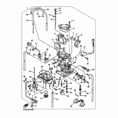 Схема узла: Карбюратор Yamaha WR450F