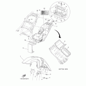 Схема вузла: Крило Yamaha XT660 XT660Z Tenere