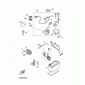 Схема вузла: Електроустаткування 1 Yamaha YP400