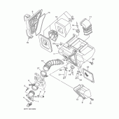 Схема вузла: Впускна система Yamaha TTR125 TT-R125