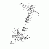 Схема вузла: Рульовий механізм Yamaha YZF-R6/YZF600 R6