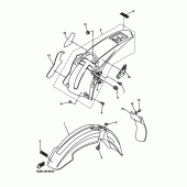 Схема узла: Крыло Yamaha WR250 WR250F