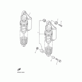 Схема узла: Suspension arriere Yamaha XJR1300