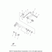 Схема вузла: Вал перемикання Yamaha XT250 XT250