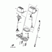 Схема вузла: Панель приладів Yamaha TW200