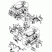 Схема узла: Saddlebag 1 Yamaha XVZ1300 Royal Star Tour Deluxe