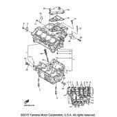 Схема вузла: Картер двигуна Yamaha FZ6 FZ6R
