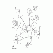 Схема узла: Электрооборудование 2 Yamaha XJ600 Diversion (S-TYPE)