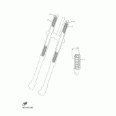 Схема узла: Опционные детали подвески Yamaha WR250 WR250F