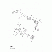 Схема вузла: Вал перемикання Yamaha YZ250 YZ250FX