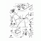 Схема вузла: Електроустаткування 1 Yamaha MT07/ MTT690 MT-07