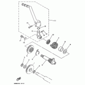 Схема вузла: Привід стартера Yamaha YZ125