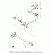 Схема вузла: Вал перемикання Yamaha YZF600R Thundercat