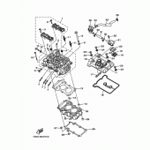 Схема вузла: Головка циліндра Yamaha YZF-R25