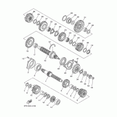 Схема вузла: Трансмісія Yamaha TDM900