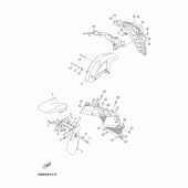 Схема вузла: Крило Yamaha YP250 X-MAX