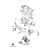 Схема узла: Панель приборов Yamaha TRX850