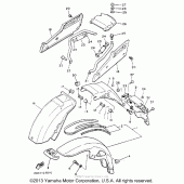 Схема вузла: Крило Yamaha XVZ1300 Venture Royale