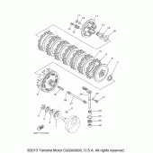 Схема вузла: Зчеплення Yamaha TT-R250 TT-R250