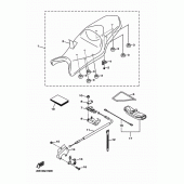 Схема вузла: Сидіння Yamaha XJ6 Diversion F