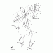 Схема узла: Maitre cylindre av Yamaha YZF-R6/ YZF600 R6