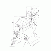Схема вузла: Сидіння Yamaha XV1900 Midnight Star