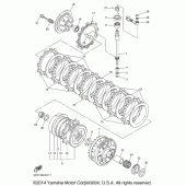Схема вузла: Зчеплення Yamaha FZ1 FZ1