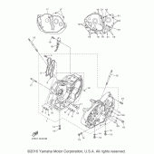 Схема вузла: Картер двигуна Yamaha XVS1300 V-Star Tourer