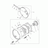 Схема вузла: Фара Yamaha XVS400 Drag Star Classic