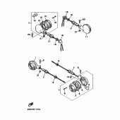 Схема вузла: Поворотники Yamaha XV125 Virago