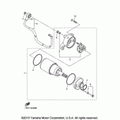 Схема вузла: Електричний стартер Yamaha XVS950 Bolt R-Spec