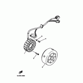 Схема вузла: Генератор Yamaha FZX250 ZEAL