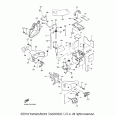 Схема вузла: Бічна кришка Yamaha XVS1300 Stryker