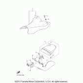 Схема узла: Сиденье Yamaha YZF-R1 R1S Limited Edition