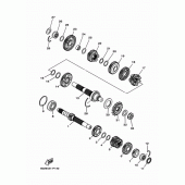 Схема вузла: Трансмісія Yamaha YZF-R3