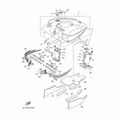 Схема узла: Топливный бак Yamaha XV1900 Midnight Star