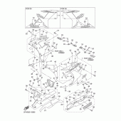 Схема вузла: Облицювальні елементи Yamaha YZF-R1 R1