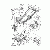 Схема узла: Рама Yamaha YP250 Grand Majesty