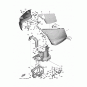 Схема вузла: Бічна кришка Yamaha XV1900 Star Venture