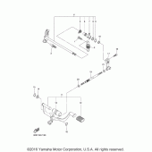 Схема вузла: Вал перемикання Yamaha XVS1300 V-Star Deluxe