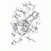 Схема вузла: Рама Yamaha XJR1300