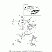Схема узла: Топливный бак Yamaha XV1900 Raider S