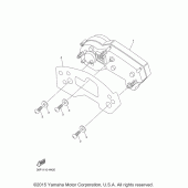Схема узла: Панель приборов Yamaha FZ6 FZ6R